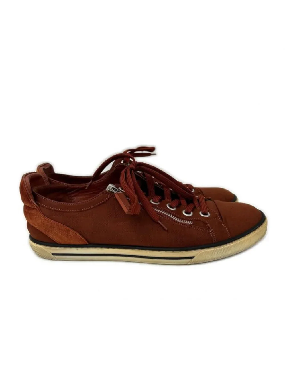 Louis Vuitton Damier Side Zip Low Cut Sneakers